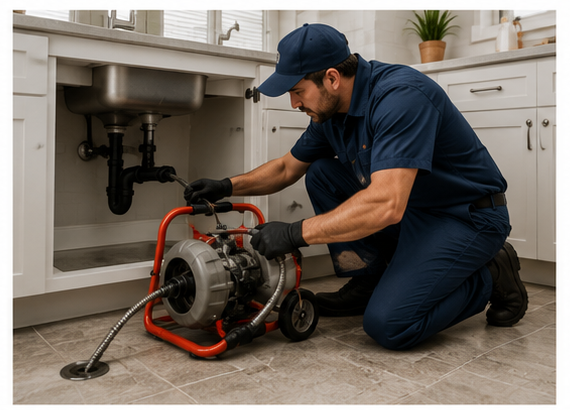 Drain cleaning Spokane WA for clogged kitchen sink and drain lines