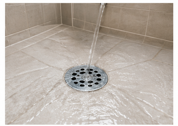 Shower drain cleaning Spokane WA removing hair and soap buildup