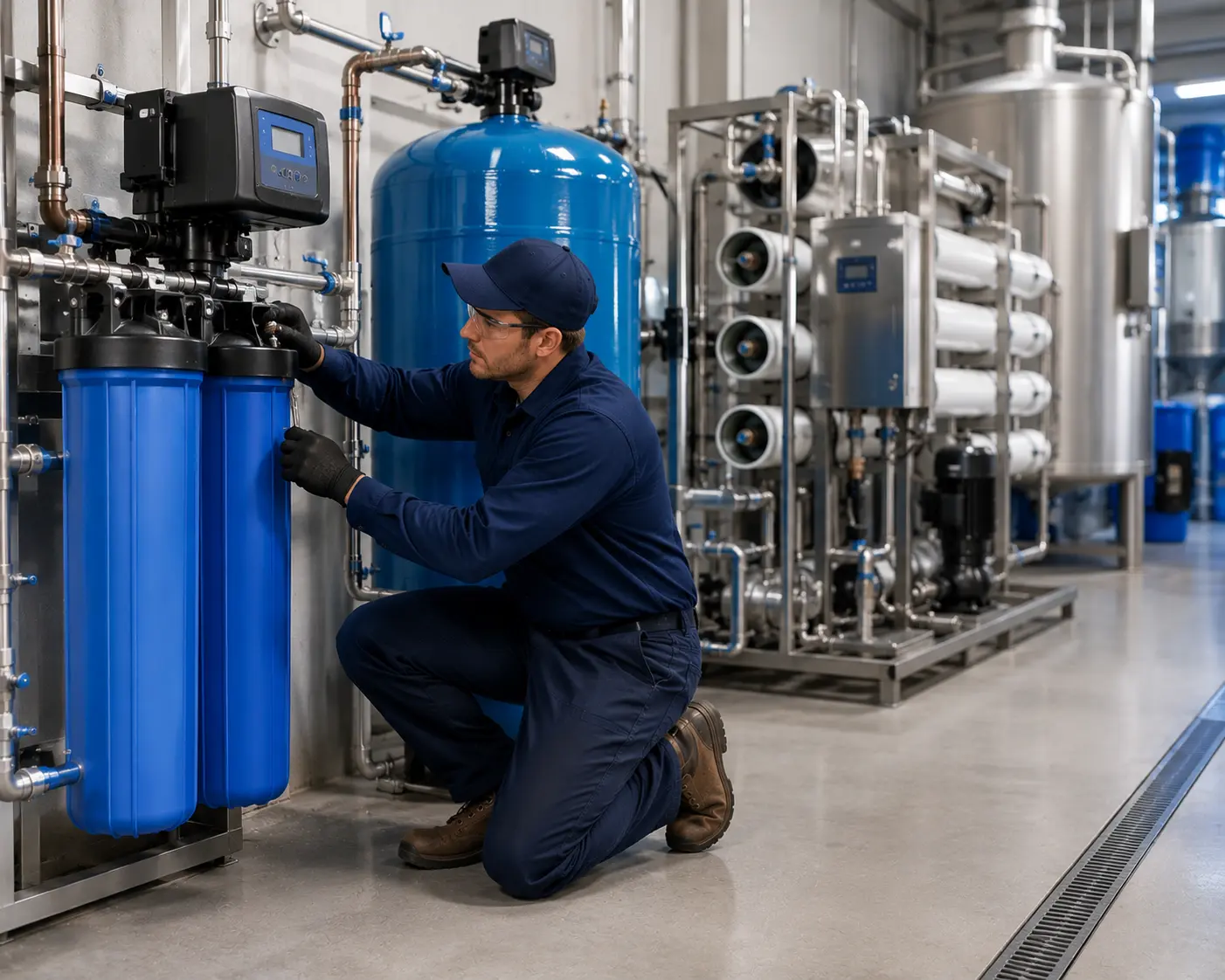 Commercial water treatment service in Spokane, WA