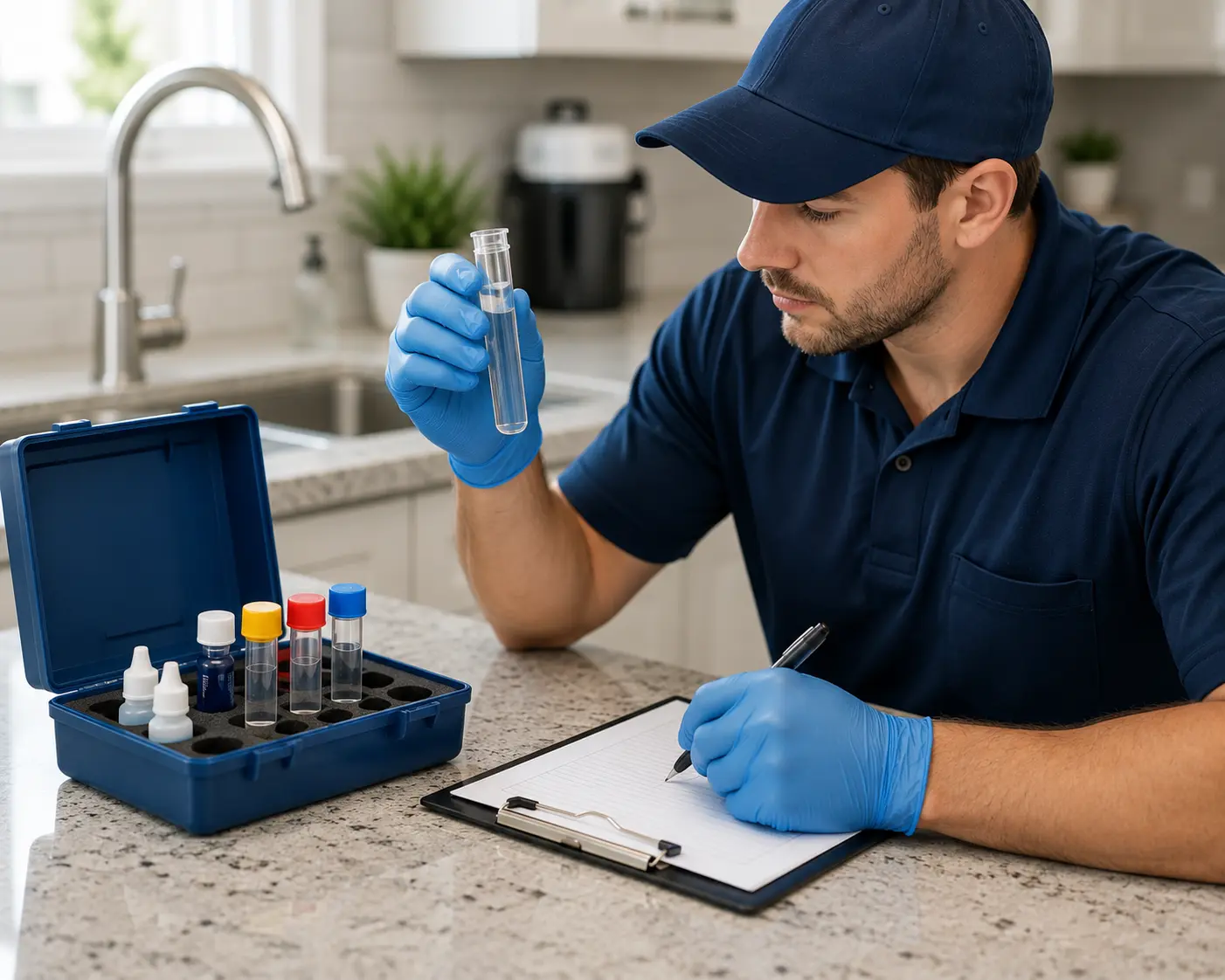 Professional home water testing service in Spokane, WA